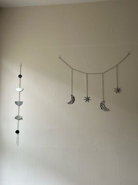 Silver Hanging Wall Decor